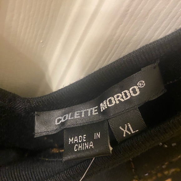 Embroidered Knit Top and Matching Scarf - Picture 4 of 4